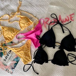 NWT Romwe + SheIn Bikini Package (size small)